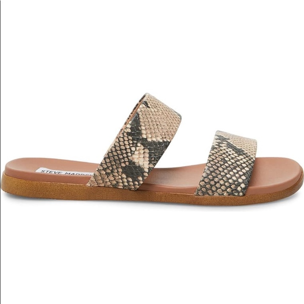 New STEVE MADDEN dual band slide sandal